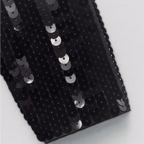 ZARA LONG LIMITED EDITION SEQUIN DRESS - Picture 13 of 13